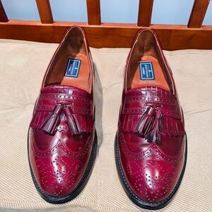 Bostonian Wing Tip Tasseled Brogue Loafers.